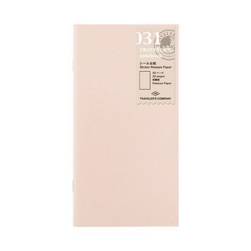 Traveler's NotebookЗмінний блокнот для TRAVELER'S notebook, Regular Size, папір для стікерів (031) придбати в Dreamarium
