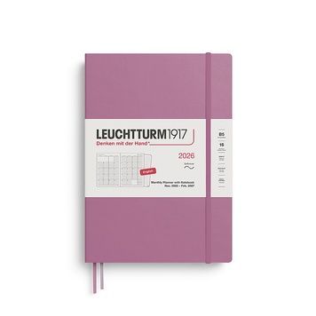 Датовані блокнотиЩомісячник з нотатником Leuchtturm1917 Composition (B5) м'яка обкл., 2026 Dusty Rose придбати в Dreamarium