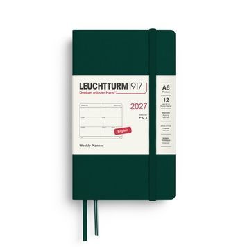 Датовані блокнотиЩотижневик Leuchtturm1917 Pocket (A6) м'яка обкл., 2027 Forest Green придбати в Dreamarium