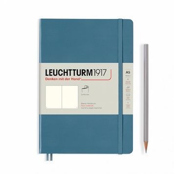 БлокнотиБлокнот Leuchtturm1917 Середній, М'яка обкладинка, Stone Blue, чисті аркуші придбати в Dreamarium