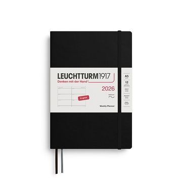 Датовані блокнотиЩотижневик Leuchtturm1917 Medium (A5) м'яка обкл., 2026 Black придбати в Dreamarium
