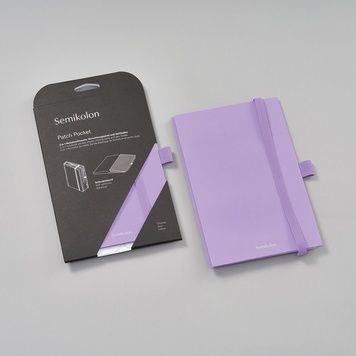 Петлі для ручокКишеня і резинка для блокнота Semikolon, A5, lilac silk придбати в Dreamarium