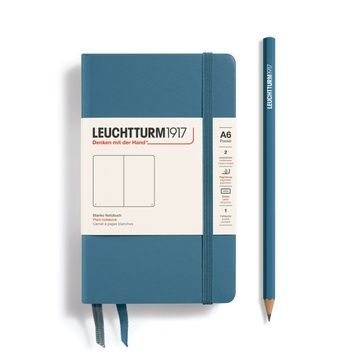 БлокнотиБлокнот Leuchtturm1917, Кишеньковий, Stone Blue, чисті аркуші придбати в Dreamarium
