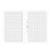 Бланки в клітинку до органайзеру Filofax, Pocket, білі 212903 фото 4