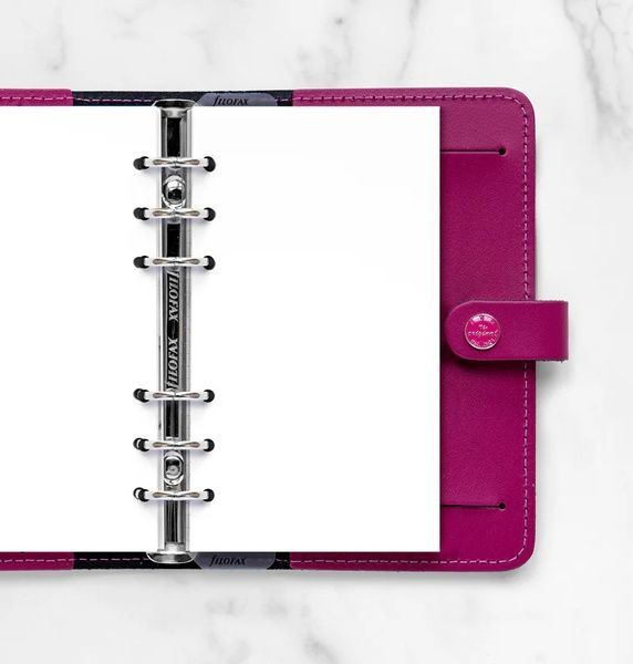 Бланки для органайзерівБланки чисті аркуші Filofax, Personal, білі придбати в Dreamarium