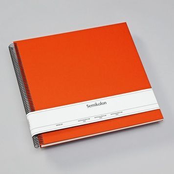 Фотоальбоми на спіраліФотоальбом на спіралі Semikolon, Economy Large, кремові сторінки, orange придбати в Dreamarium