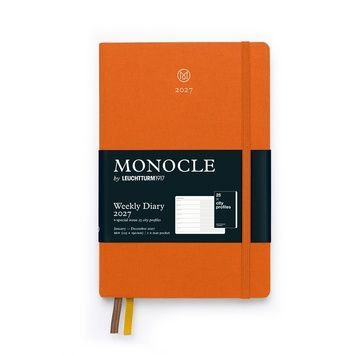 Датовані блокнотиЩотижневик з нотатками Monocle by Leuchtturm1917 Paperback (B6+), 2027 Orange придбати в Dreamarium