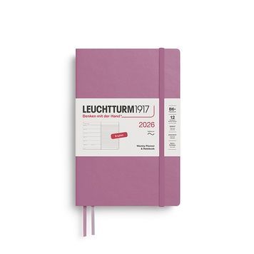 Датовані блокнотиЩотижневик з нотатками Leuchtturm1917 Paperback (B6+) м'яка обкл., 2026 Dusty Rose придбати в Dreamarium