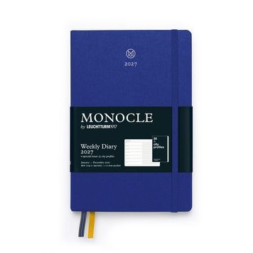 Датовані блокнотиЩотижневик з нотатками Monocle by Leuchtturm1917 Paperback (B6+), 2027 Cobalt Blue придбати в Dreamarium