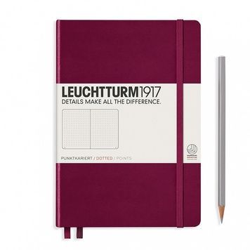 БлокнотиБлокнот Leuchtturm1917 Середній, Винний, крапка придбати в Dreamarium