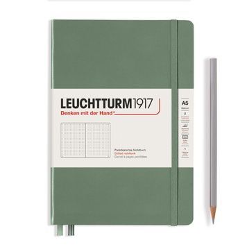 БлокнотиБлокнот Leuchtturm1917 Середній, Olive, Крапка придбати в Dreamarium