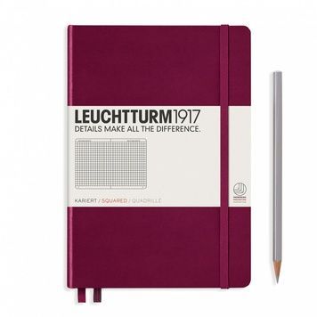 БлокнотиБлокнот Leuchtturm1917 Середній, Винний, клітинка придбати в Dreamarium