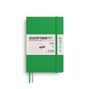 Датовані блокнотиЩомісячник з нотатником Leuchtturm1917 Paperback (B6+) м'яка обкл., 2026 Spring Leaf придбати в Dreamarium