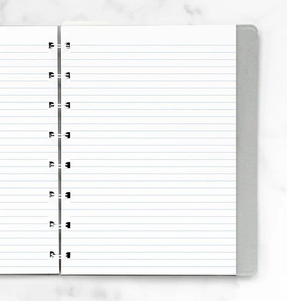 Блокноти зі змінними аркушамиБланки в лінію для блокноту Filofax, A5, білі придбати в Dreamarium