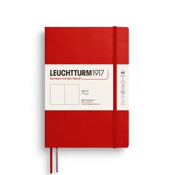 БлокнотиБлокнот Leuchtturm1917, Середній, М'яка обкладинка, Cherry, Чисті аркуші придбати в Dreamarium
