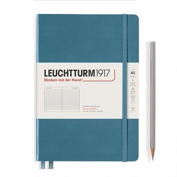 БлокнотиБлокнот Leuchtturm1917 Середній, Stone Blue, лінія придбати в Dreamarium