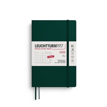 Датовані блокнотиЩомісячник з нотатником Leuchtturm1917 Paperback (B6+) м'яка обкл., 2026 Forest Green придбати в Dreamarium