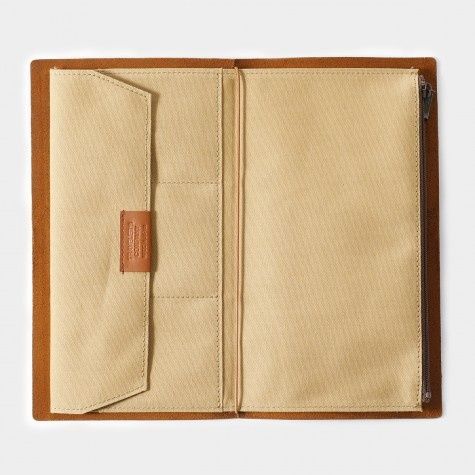 Traveler's NotebookКишеня на блискавці (текстиль) для TRAVELER'S Notebook, Regular size, бежевий придбати в Dreamarium