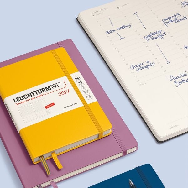 Датовані блокнотиЩотижневик в колонках Leuchtturm1917 Medium (A5) 2027 Cherry придбати в Dreamarium