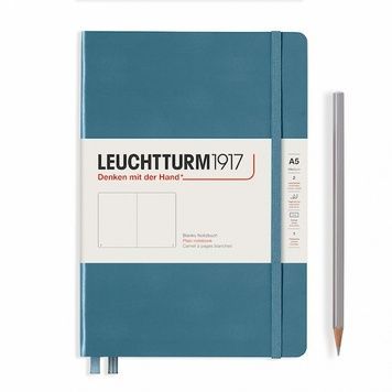 БлокнотиБлокнот Leuchtturm1917 Середній, Stone Blue, чисті аркуші придбати в Dreamarium