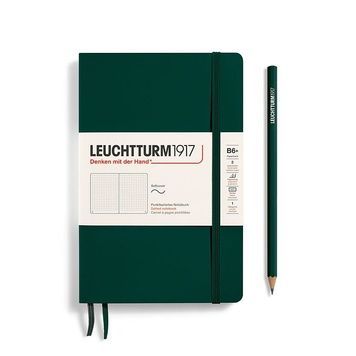 БлокнотиБлокнот Leuchtturm1917 Paperback (B6+), М'яка обкладинка, Forest Green, Крапка придбати в Dreamarium