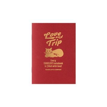 Traveler's NotebookЗмінний блокнот для TRAVELER'S Notebook, Love And Trip, Passport Size, чисті аркуші придбати в Dreamarium