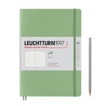 БлокнотиБлокнот Leuchtturm1917 Середній, М'яка обкладинка, Sage, лінія придбати в Dreamarium