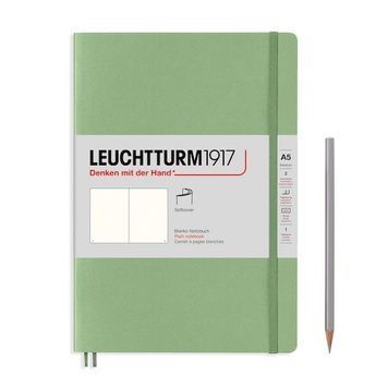 БлокнотиБлокнот Leuchtturm1917 Середній, М'яка обкладинка, Sage, чисті аркуші придбати в Dreamarium