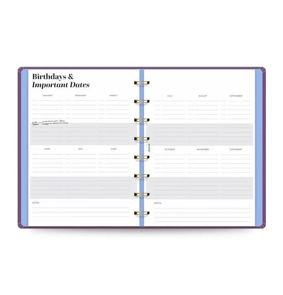 Блокноти зі змінними аркушамиБлокнот-планер Filofax Ultimate Life Companion, My Plans Plum, 2027 рік придбати в Dreamarium