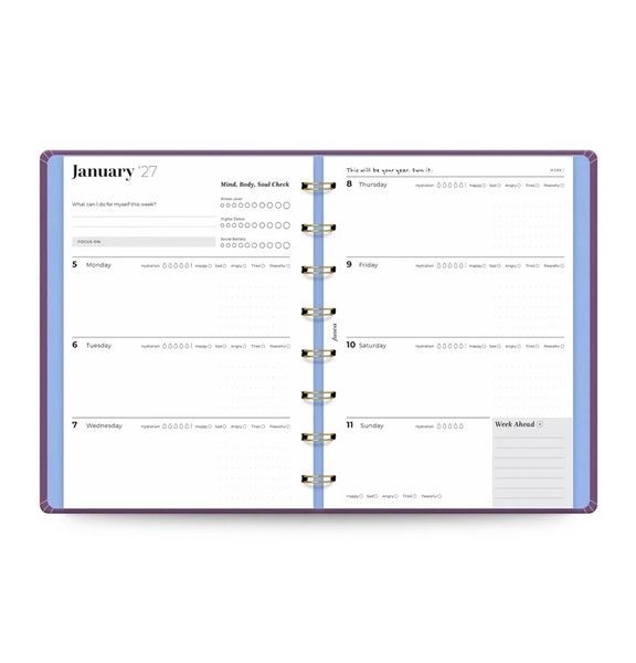 Блокноти зі змінними аркушамиБлокнот-планер Filofax Ultimate Life Companion, My Plans Plum, 2027 рік придбати в Dreamarium