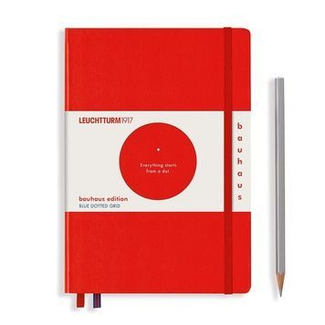 БлокнотиБлокнот Leuchtturm1917 Bauhaus Edition, Середній, Червоний, крапка придбати в Dreamarium