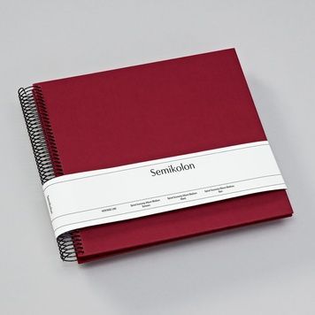 Фотоальбоми на спіраліФотоальбом на спіралі Semikolon, Economy Medium, чорні сторінки, burgundy придбати в Dreamarium