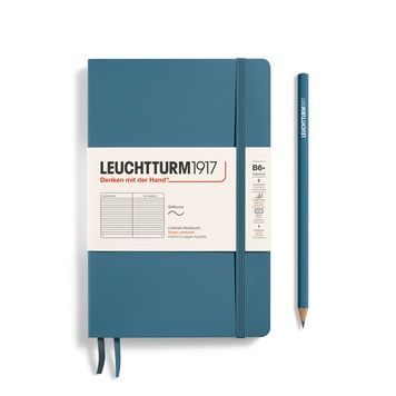 БлокнотиБлокнот Leuchtturm1917, Paperback (B6+), М'яка обкладинка, Stone Blue, лінія придбати в Dreamarium