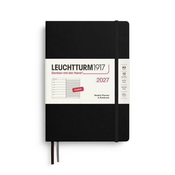 Датовані блокнотиЩотижневик з нотатками Leuchtturm1917 Medium (A5) 2027 Black придбати в Dreamarium