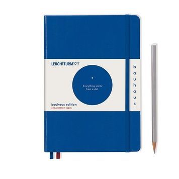БлокнотиБлокнот Leuchtturm1917 Bauhaus Edition, Середній, Королівський синій, крапка придбати в Dreamarium