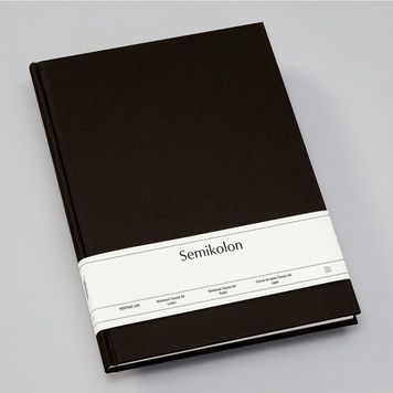 БлокнотиБлокнот Semikolon, A4, Black, лінія придбати в Dreamarium