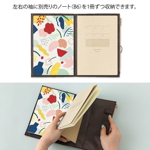 Обкладинки для блокнотівОбкладинка для блокнота Midori Yuru Log, тканина, B6, сірий придбати в Dreamarium