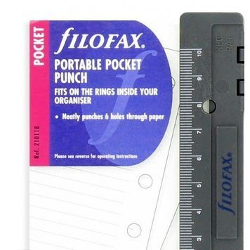 Аксесуари для органайзерівДирокол портативний для органайзеру Filofax, Pocket придбати в Dreamarium