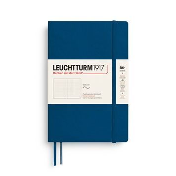 БлокнотиБлокнот Leuchtturm1917, Paperback (B6+), М'яка обкладинка, Indigo, крапка придбати в Dreamarium