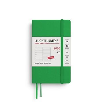 Датовані блокнотиЩотижневик з нотатками Leuchtturm1917 Pocket (A6) м'яка обкл., 2026 Spring Leaf придбати в Dreamarium