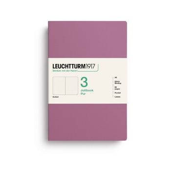 БлокнотиБлокнот Leuchtturm1917, Jottbook Pur, Medium, Dusty Rose, 3 шт, крапка придбати в Dreamarium