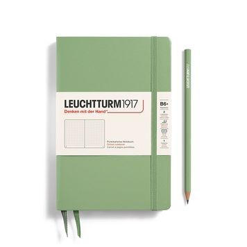 БлокнотиБлокнот Leuchtturm1917 Paperback (B6+), Sage, Крапка придбати в Dreamarium