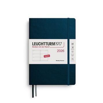 Датовані блокнотиЩотижневик Leuchtturm1917 Medium (A5) 2026 Deep Sea придбати в Dreamarium