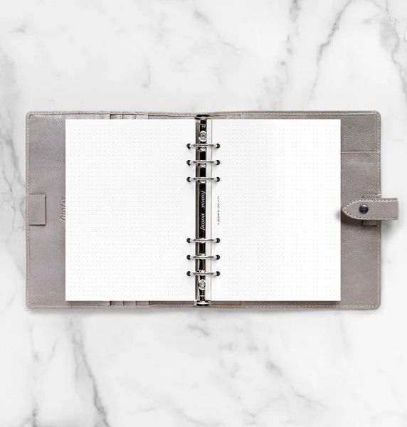 Бланки для органайзерівБланки в крапку Filofax, A5, white придбати в Dreamarium