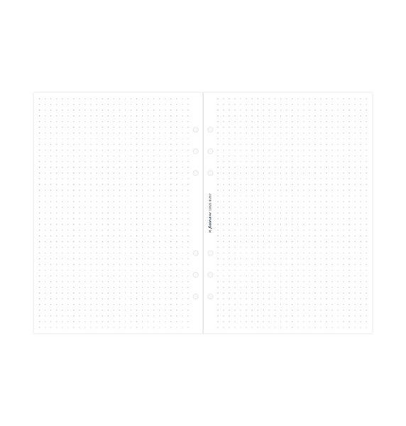 Бланки для органайзерівБланки в крапку Filofax, A5, white придбати в Dreamarium