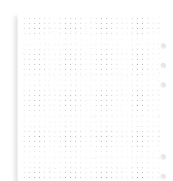 Бланки для органайзерівБланки в крапку Filofax, A5, white придбати в Dreamarium