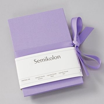 Фотоальбоми-акордеониФотоальбом-акордеон Semikolon, Leporello Grande, lilac silk придбати в Dreamarium