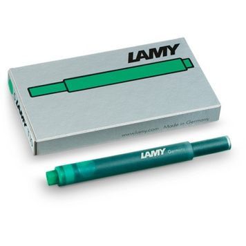 Картриджі і чорнилаЗелений чорнильний картридж Lamy Tinte T10 (5 шт) придбати в Dreamarium