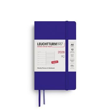 Датовані блокнотиЩотижневик з нотатками Leuchtturm1917 Pocket (A6) м'яка обкл., 2026 Ink придбати в Dreamarium