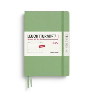 Датовані блокнотиЩотижневик Leuchtturm1917 Medium (A5) 2027 Sage придбати в Dreamarium